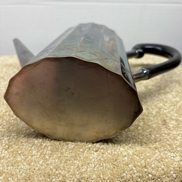 Vtg Paul Revere Coffee Pot American Silverplate Hollowware by LUNT SILVER “EGC” - Picture 6 of 10